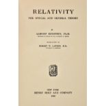 Einstein (Albert). Relativity: The Special and General Theory, Translated by Robert W. Lawson, New