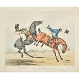 *Alken (Henry). Plates 1 - 6 from 'Specimens of Riding near London', published Thos. McLean, 1821, 6