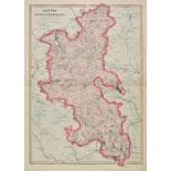 Buckinghamshire. A collection of 13 county maps, 17th-19th century, engraved and lithographic county