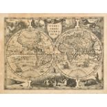 World. Cloppenburgh (Jan & Jansson heirs of), Typus Orbis Terrarum, [1630, but 1673 edition],