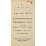 Smith (Adam). The Theory of Moral Sentiments, or an Essay towards an Analysis of the Principles, 5th