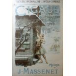 *Leloir (Maurice, 1853-1940). Cigale. Divertissement-Ballet de Henri Cain, Musique de J. Massenet,