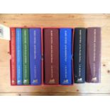 Rowling (J.K.). A complete set of deluxe editions of the Harry Potter series, 1999-2007, each with