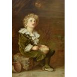*Millais (John Everett, 1829-1896). 'Bubbles' [originally titled 'A Child's World'], circa 1886,