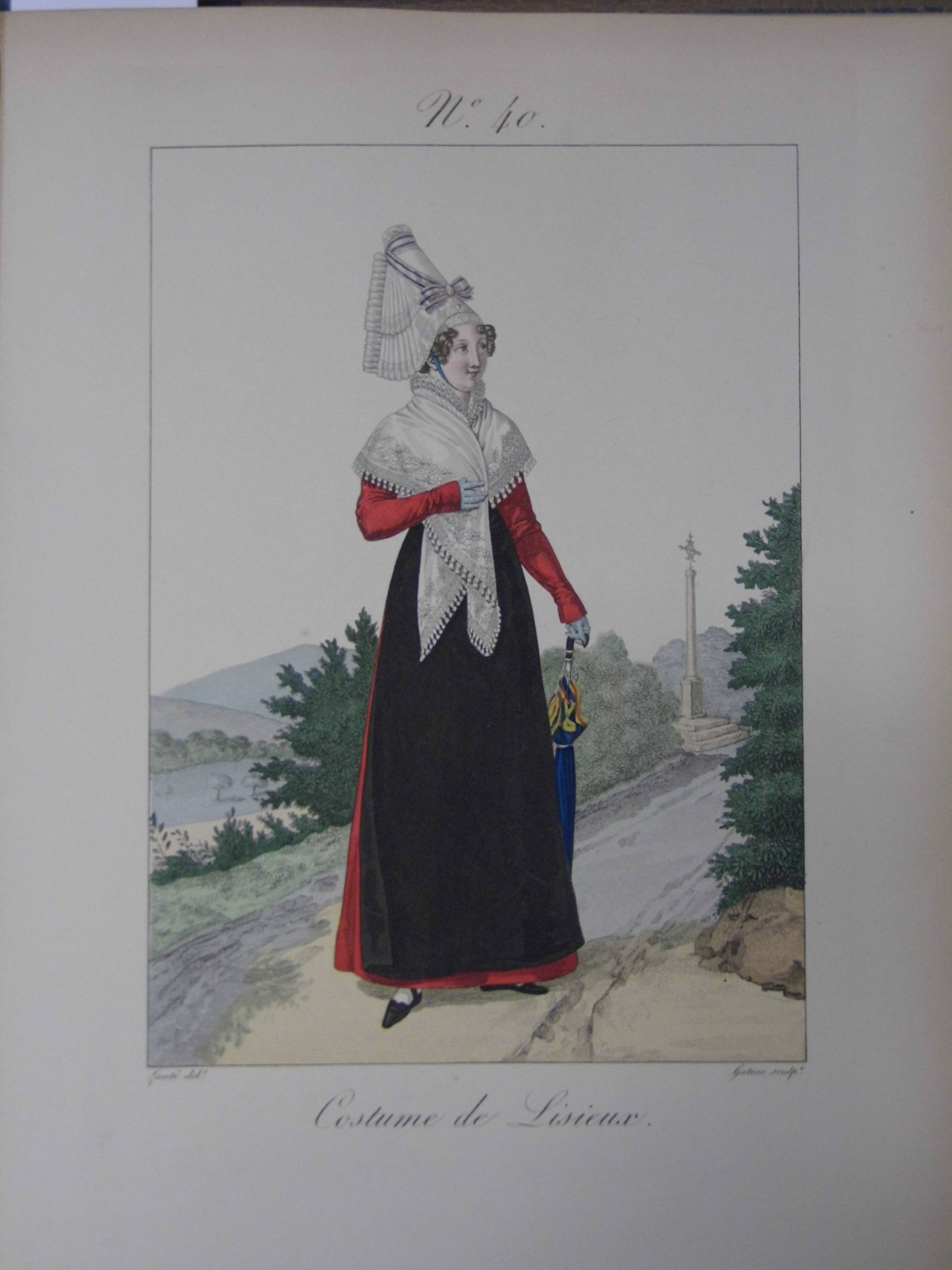 Lante (Louis Marie & Gatine, Georges Jacques). Costumes des femmes du Pays de Caux et de plusieurs - Image 3 of 5