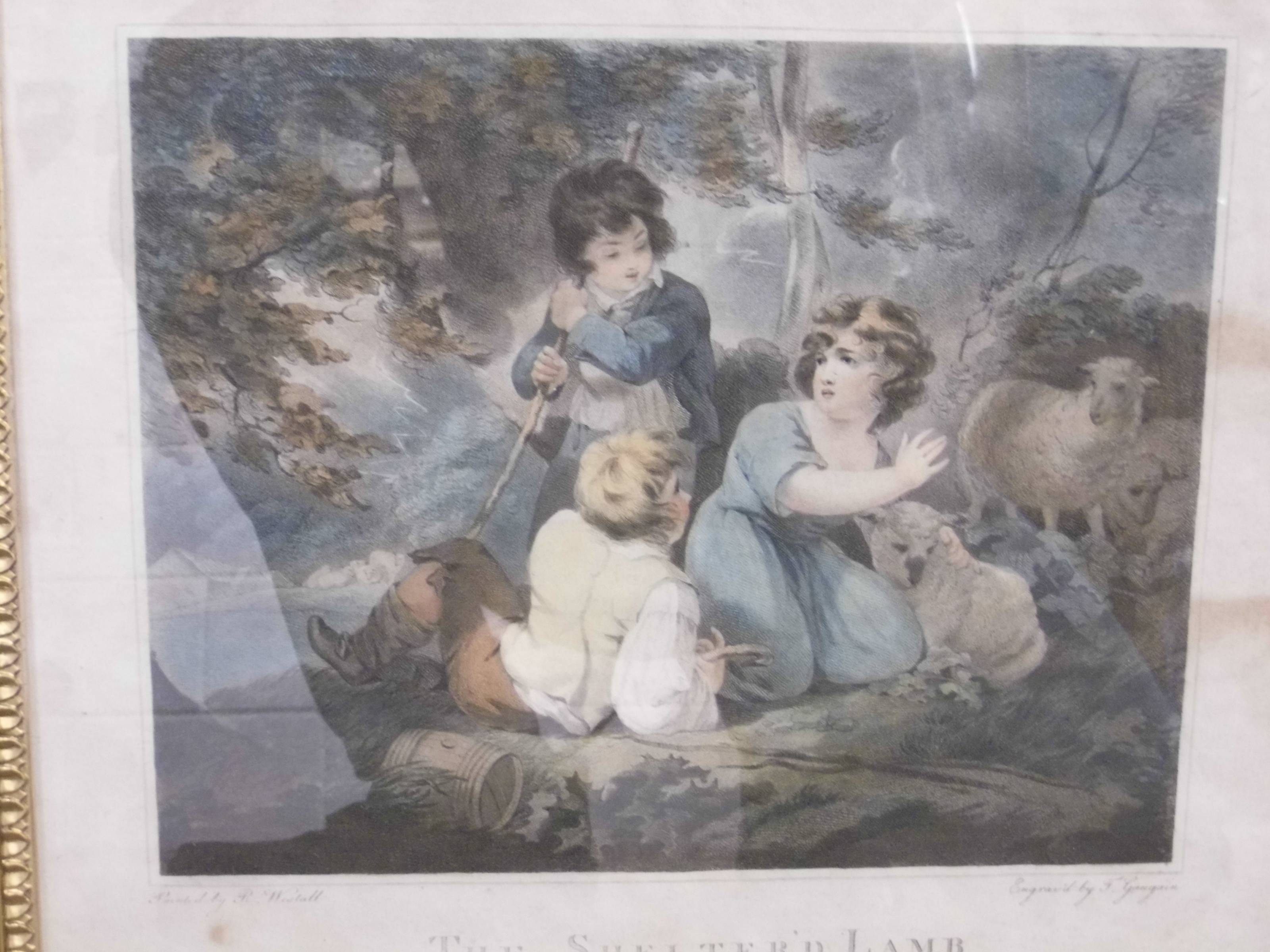 *Gaugain (Thomas, 1748-1810). The Young Fortune Teller [and] The Sheltered Lamb, circa 1800, pair of - Image 3 of 7