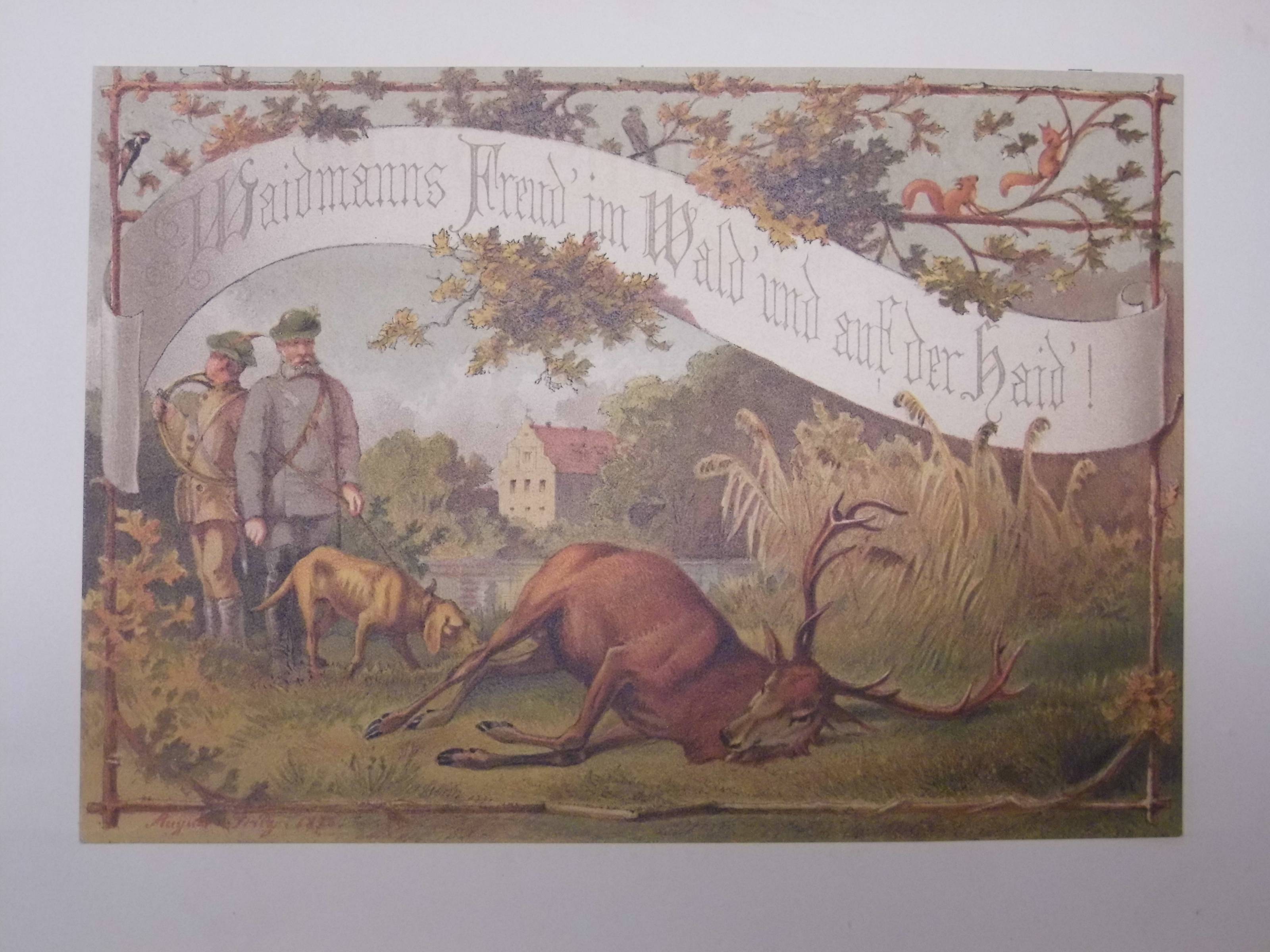 Muller (Adolf & Karl). Waidmanns Freud im Wald und auf der Haid, Darmstadt: Carl Rohler, [c.1876], - Image 3 of 6