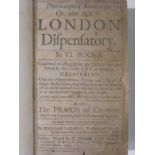 Salmon (William). Pharmacopoeia Londinensis. Or, the New London Dispensatory..., 6th edition,