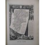 Levasseur (Victor). Atlas national illustr‚ des 86 d‚partements et des possessions de la France,