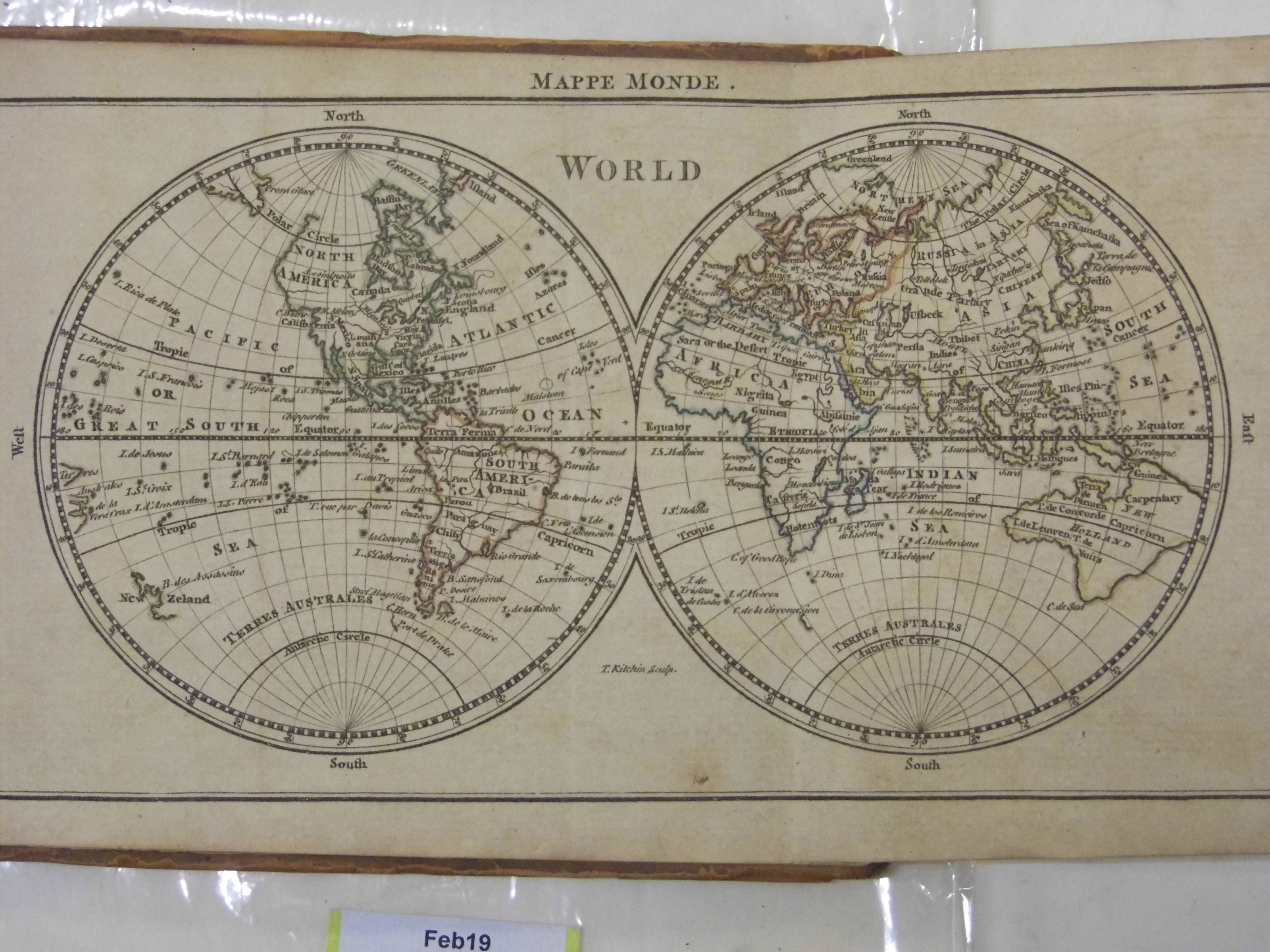 Dury (Andrew). [Atlas Universal et Portatif Contenant 45 Cartes,], circa 1770, with decorative - Image 4 of 7