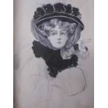 Sketchbooks. A group of three Edwardian sketchbooks by Frances Dorothy Beresford Maule Griffiths (