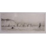 *Harding (Frank, late 19th/early 20th century). 'The Needles' I of W, etching, signed and