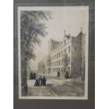 *Delamotte (William Alfred, 1775-1863). Six colour lithograph views of Oxford, circa 1843, 6 hand-