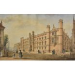 *Harraden (Richard Bankes, 1778-1862). Corpus Christi College, Cambridge, watercolour on wove paper,