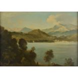 *@Nicholls (Bertram, 1883-1974). Lugano from San Martino, 1949, oil on canvas, signed and dated