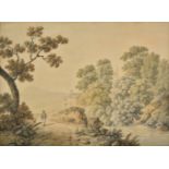 *Bourne (James, 1773-1854). A pair of unsigned English topographical watercolours, early 19th