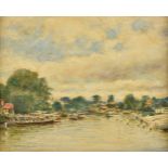 *Menpes (Mortimer Luddington, 1855-1938). General View of Marlow, watercolour and gouache on card,