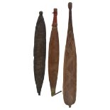 *Australian Woomera. A Western Australian Aboriginal carved wood spear thrower, probably early