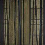 *@Mendez (Theo, 1934-1997). Dark Vertical, 1964, oil on canvas, 107 x 107 cm (42 x 42 ins) The