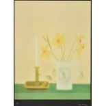 *@Aitchison (Craigie, 1926-2009). Daffodils and Candlestick, 1998, colour screenprint on wove paper,
