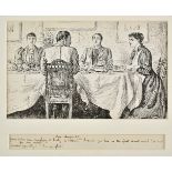 *Du Maurier (George Louis Palmella Busson, 1834-1896). True Hospitality, pen and ink on paper,