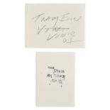 @Emin (Tracey, 1963- ). The Stain, 2007, 16-page lithographed booklet, issued by the British Council
