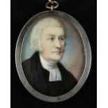 *Attributed to William Dudman (-1803). An early nineteenth century portrait miniature of a