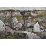*Bunce (Daniel Stephen, 1920-1995). Bridle Path to Comford, Derbyshire, 1974, watercolour, gouache