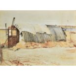 *Kennington (Eric, 1888-1960). Nissen Hut, 1918, fine colour reproduction published by the Fine