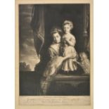 *Paul (J.S., 18th century). 'The Right Honorable Georgina Lady Viscount Spencer and Her Daughter the