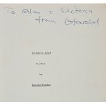 Pinter (Harold, 1930-2008). No-Man's Land, A Play, original typescript, [1975], signed inscription