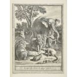 La Fontaine (Jean de). Fables Choisies, mises en vers, 4 volumes, Desaint & Saillant and Durand,