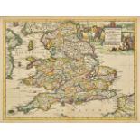 British Isles. Van der Aa (Pieter), L'Angleterre suivant nouvelles observations..., circa 1720, hand