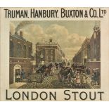 *Brewing. Truman, Hanbury, Buxton & Co. Ltd. London Stout, circa 1900, large colour lithographic