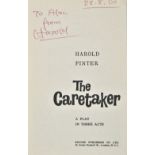 Pinter (Harold, 1930-2008). The Caretaker, A Play in Three Acts, 1st edition, Encore, [1960], signed
