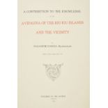 Kuroda (Nagamichi). A Contribution to the Knowledge of the Avifauna of the Riu Kiu Islands and the