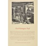 Whittington Press. A collection of broadsides, 1980's-2000's, including The Whittington Press,
