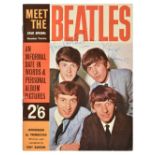 The Beatles. Meet the Beatles, Star Special, Number Twelve, 1963, black & white illustrations from
