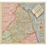 North East England. Saxton (Christopher & Hole G.), Eboracensis comitatus..., vulgo East Riding,