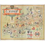 Cornwall. Cornwall, published by British Railways (Western Region), printed N. Lloyd & Co. Ltd.