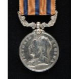 * British South Africa Company 1890-97, no clasp, reverse for Rhodesia 1896 (Troopr C. Tyson. “C ...