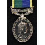 * Efficiency Medal, E.II.R., 2 nd Issue, ‘T.& A.V.R.’ scroll suspension (23246475 Pte. M.J. Kenn ...