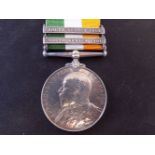 * King's South Africa Medal. 1901-02, two clasps (2711 Pte H. Smith. Essex Regt), very fine. (Qt ...