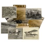 * Inter-War RAF. A very mixed collection of 1930/40s photographs, including twenty 6 x 8ins aeri ...