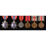 * Imperial Service Medal (2), E.VII.R., star shape (Abraham J.C. Bonney), G.V.R. star shape (Ern ...