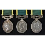 * Efficiency Medal, G.VI.R., with ‘Canada’ scroll suspension (Bdsm. A.E. Way Ont.R.), extremely ...