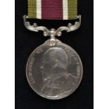 * Tibet 1903-04, no clasp (2872 Rifln: Manbahadin Shapa. 8 th Gurkha Rifles.), suspension slack, ...