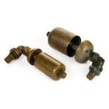 * Railway Interest. A matching pair of Great Western Railway brass cab whistles, from a pannier ...