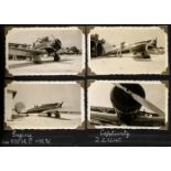 American Civil Aviation. Photograph album, 1936-1937, containing 108 original vintage gelatin si ...