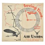 * Civil Aviation – France [Air Union]. A collection of approximately 125 items of printed paper ...